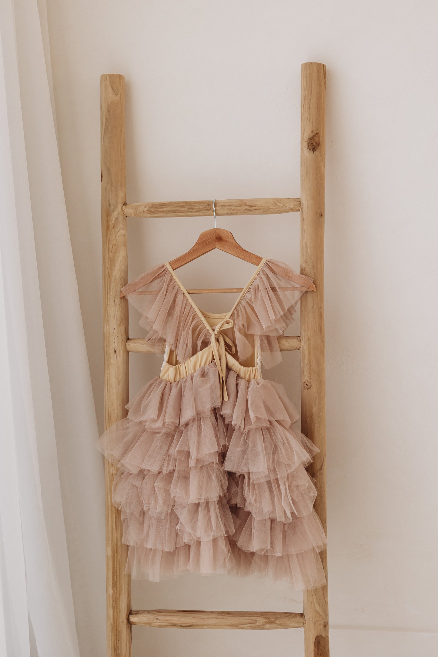 Angel Dress, Blush & Cream