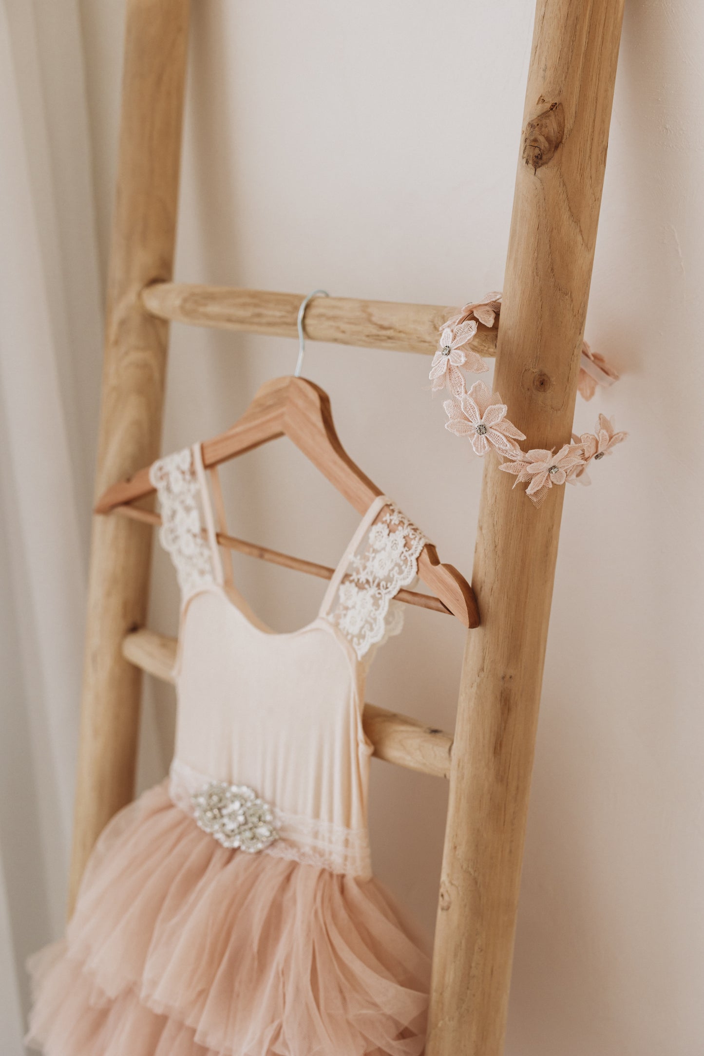 Mila Dress, Neutral Blush