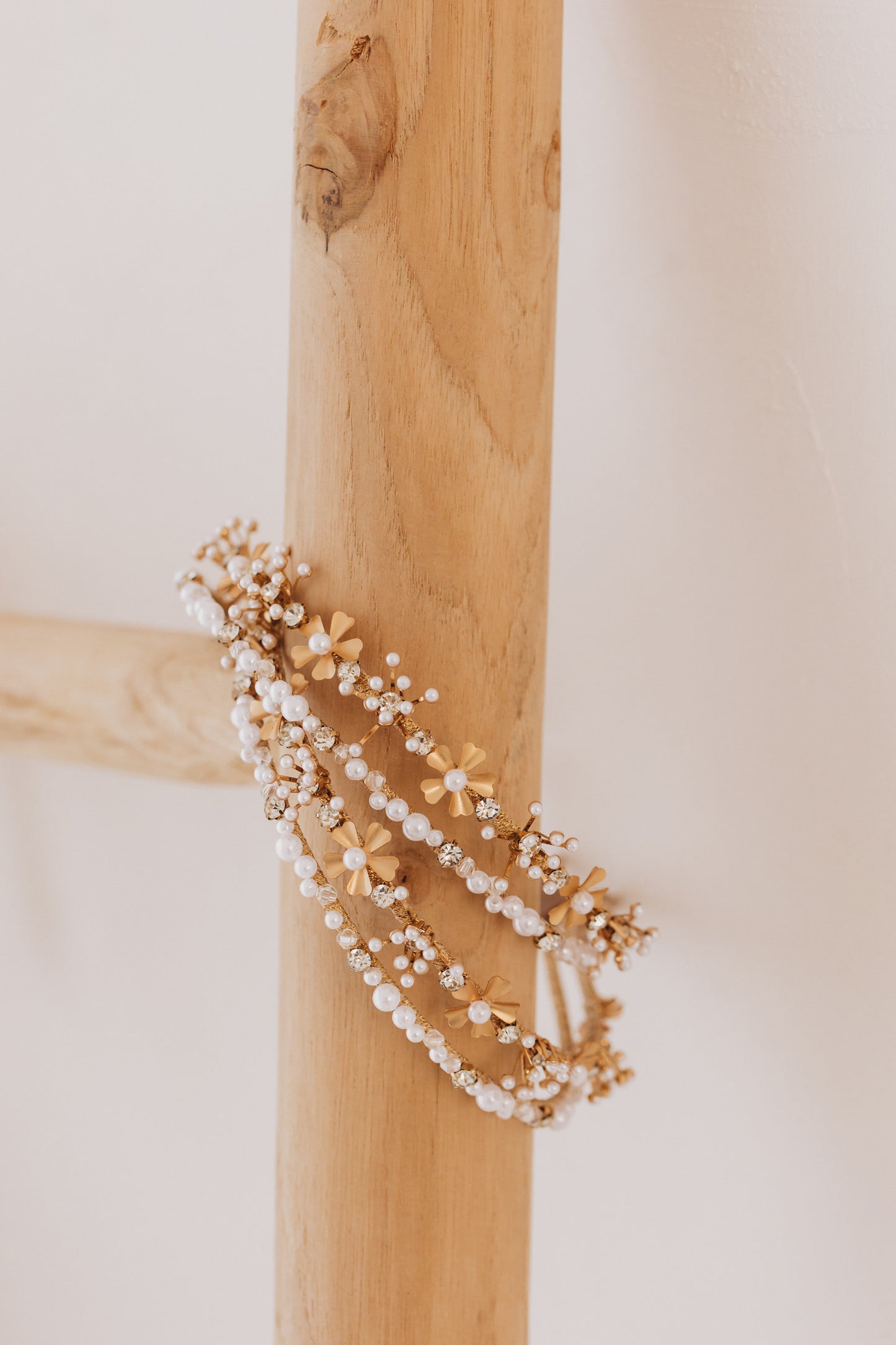 Jewelled Headband, White