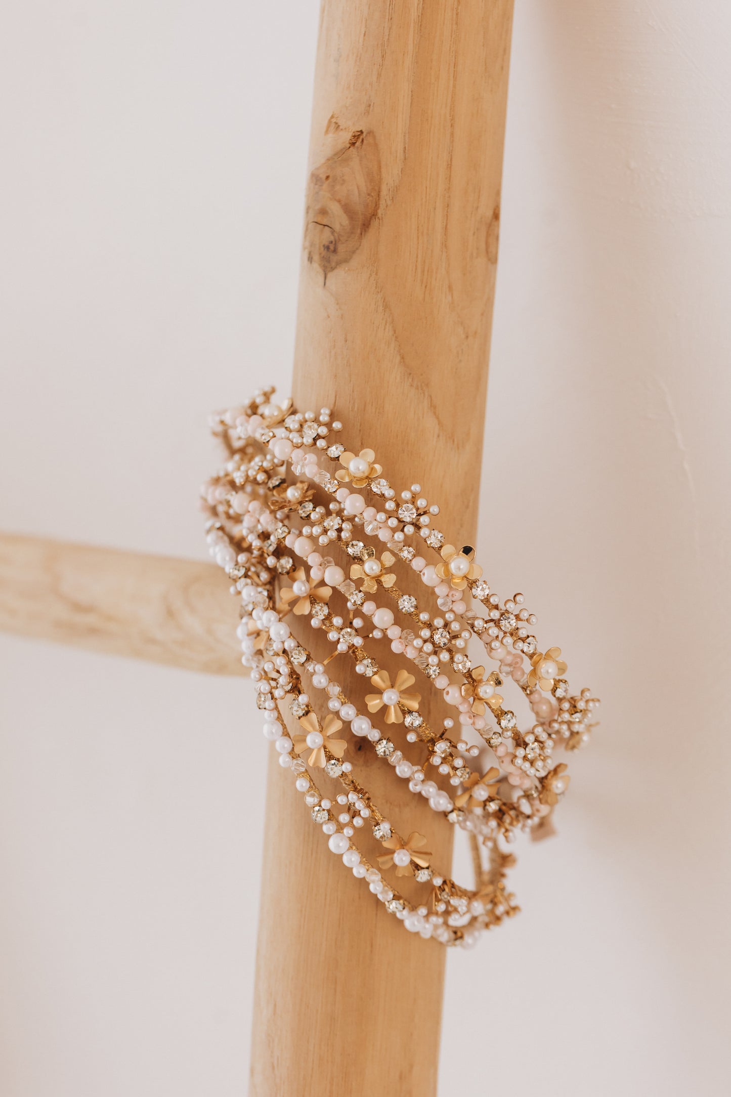 Jewelled Headband, White