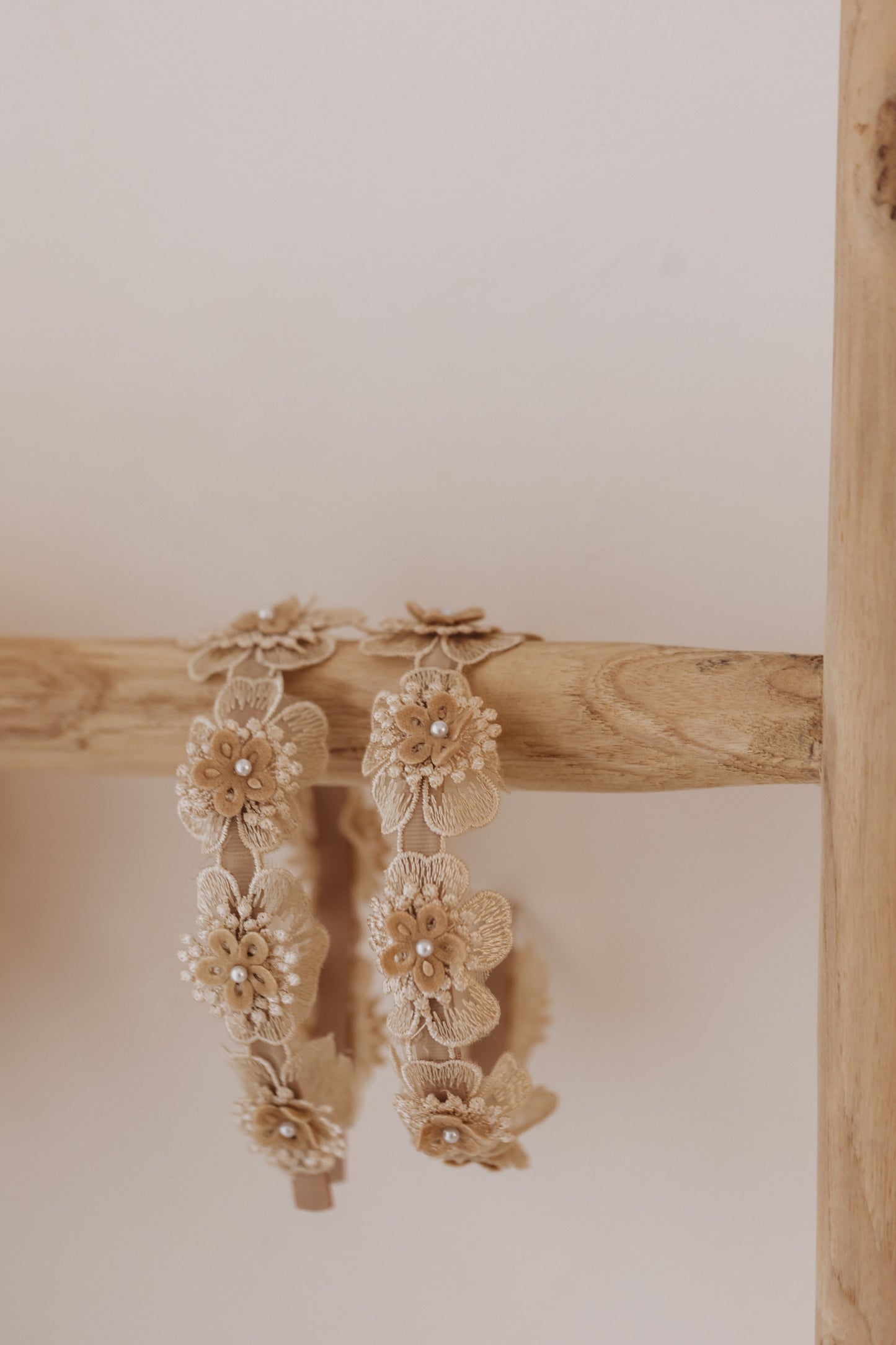 Flower Headband, Champagne