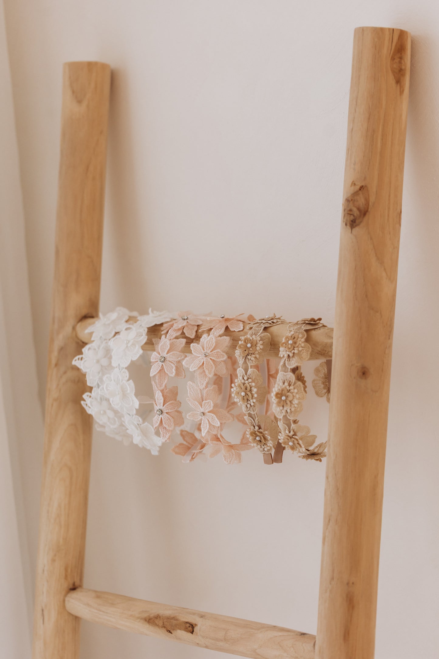 Flower Headband, White