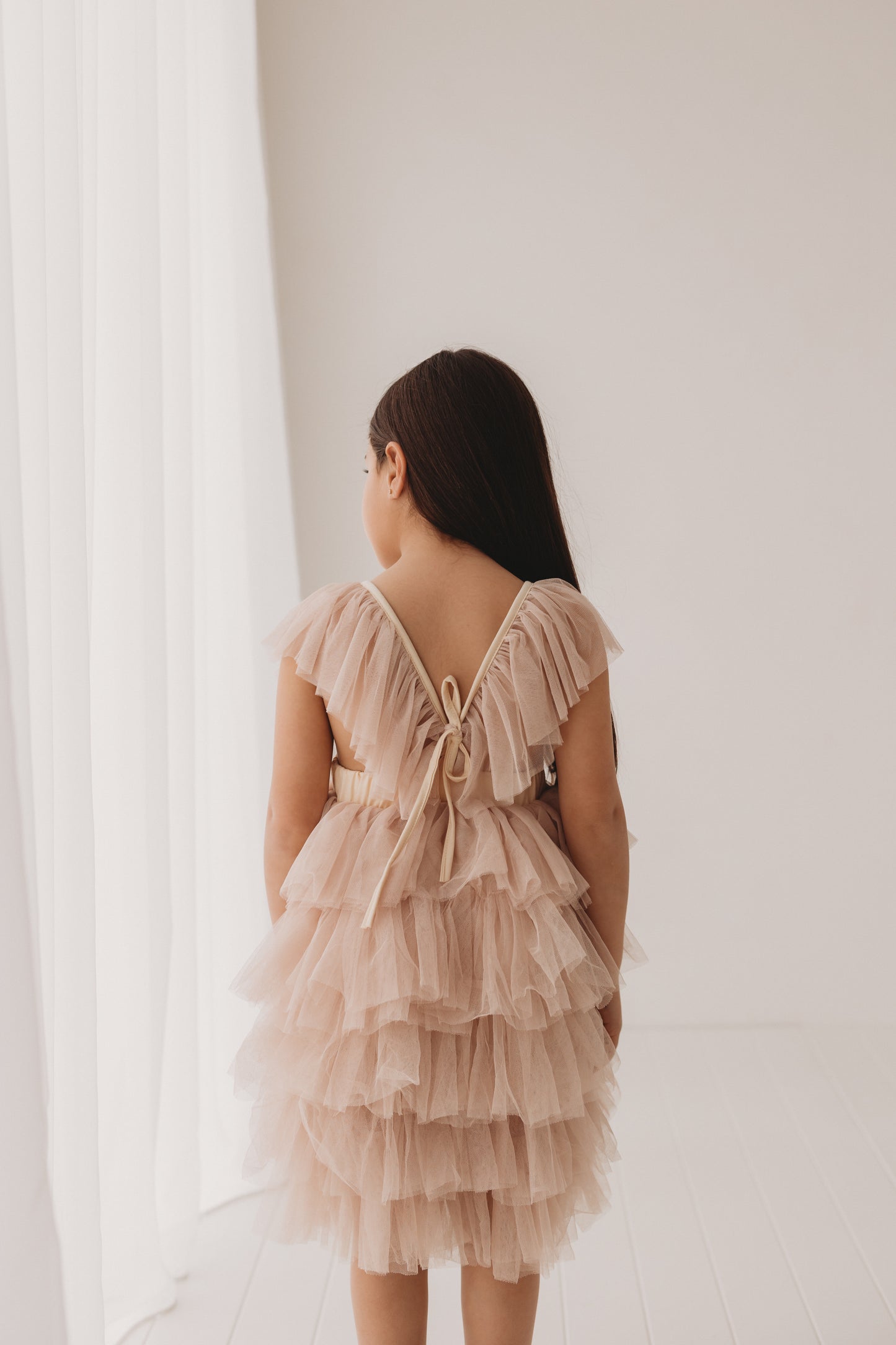 Angel Dress, Blush & Cream
