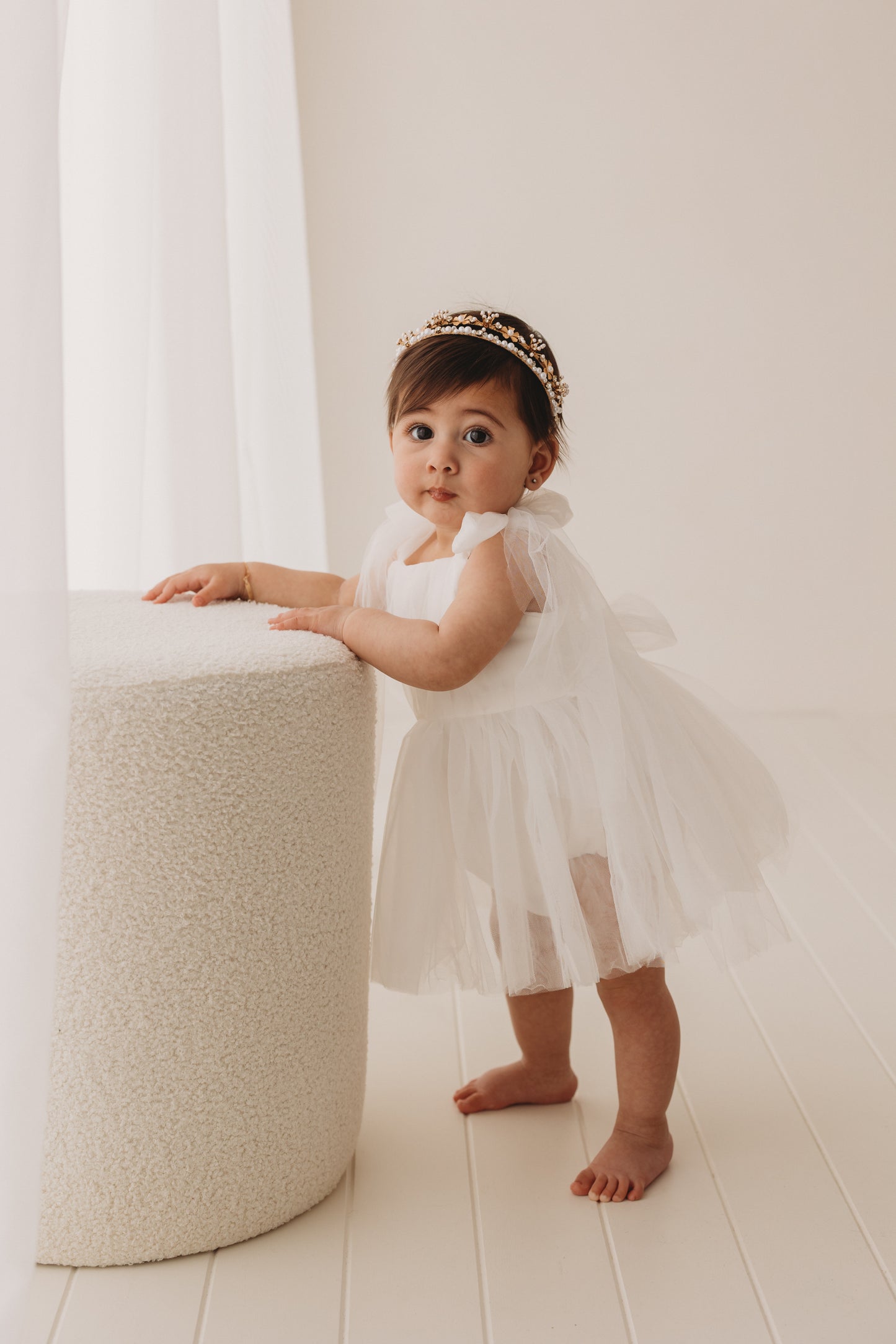 Emilia Dress, White