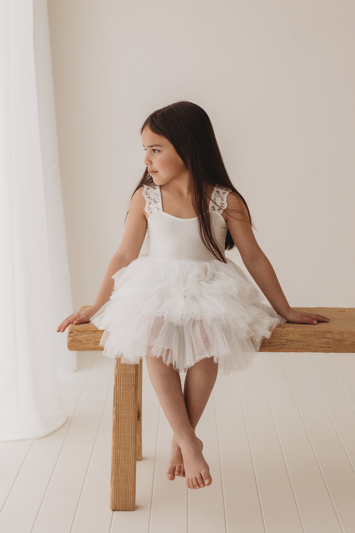 Mila Dress, White