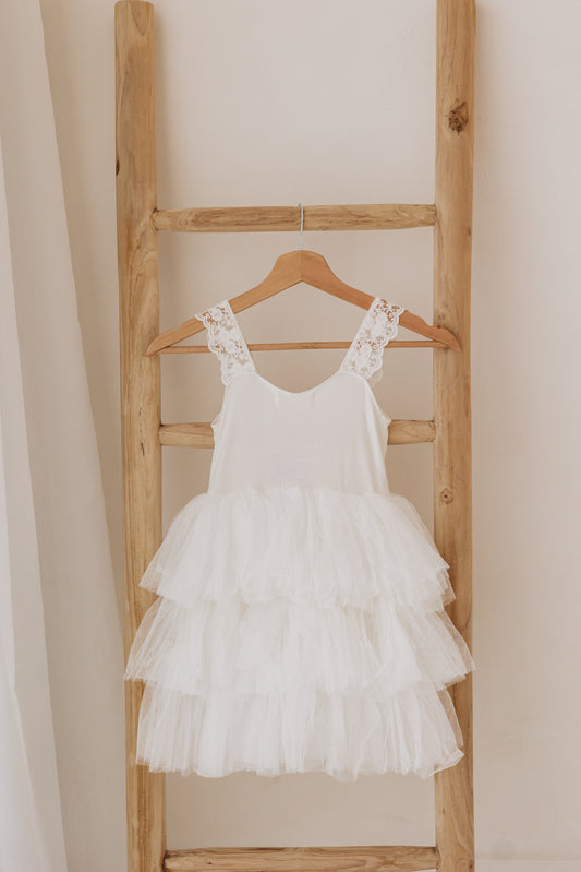 Mila Dress, White