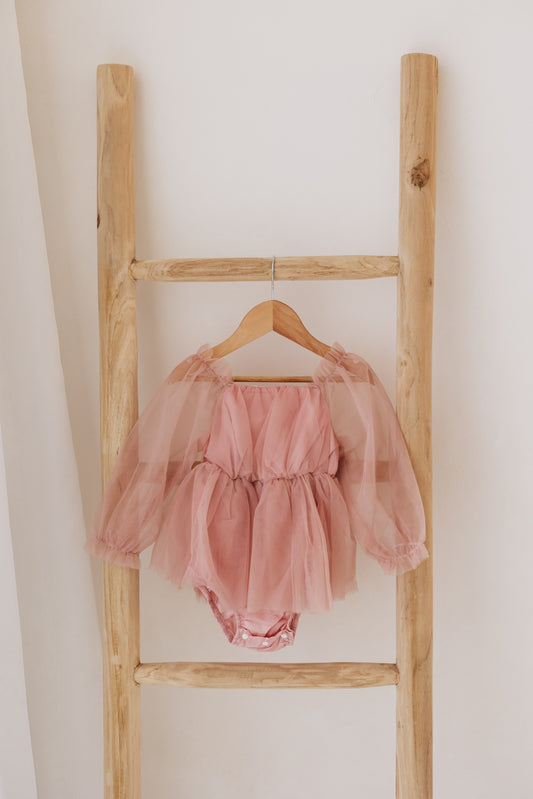 Mimi Dress, Dusty Pink