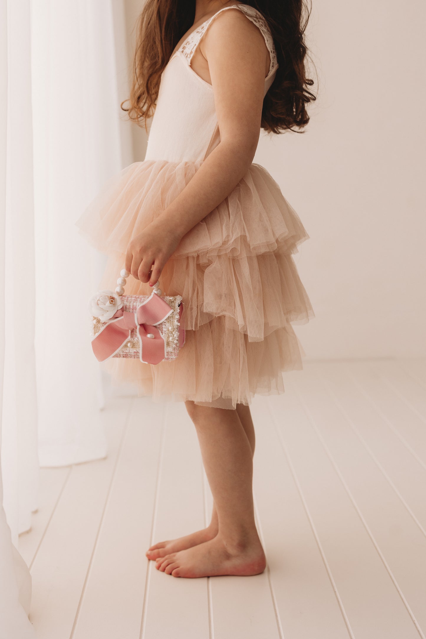 Bow Tweed, Pink