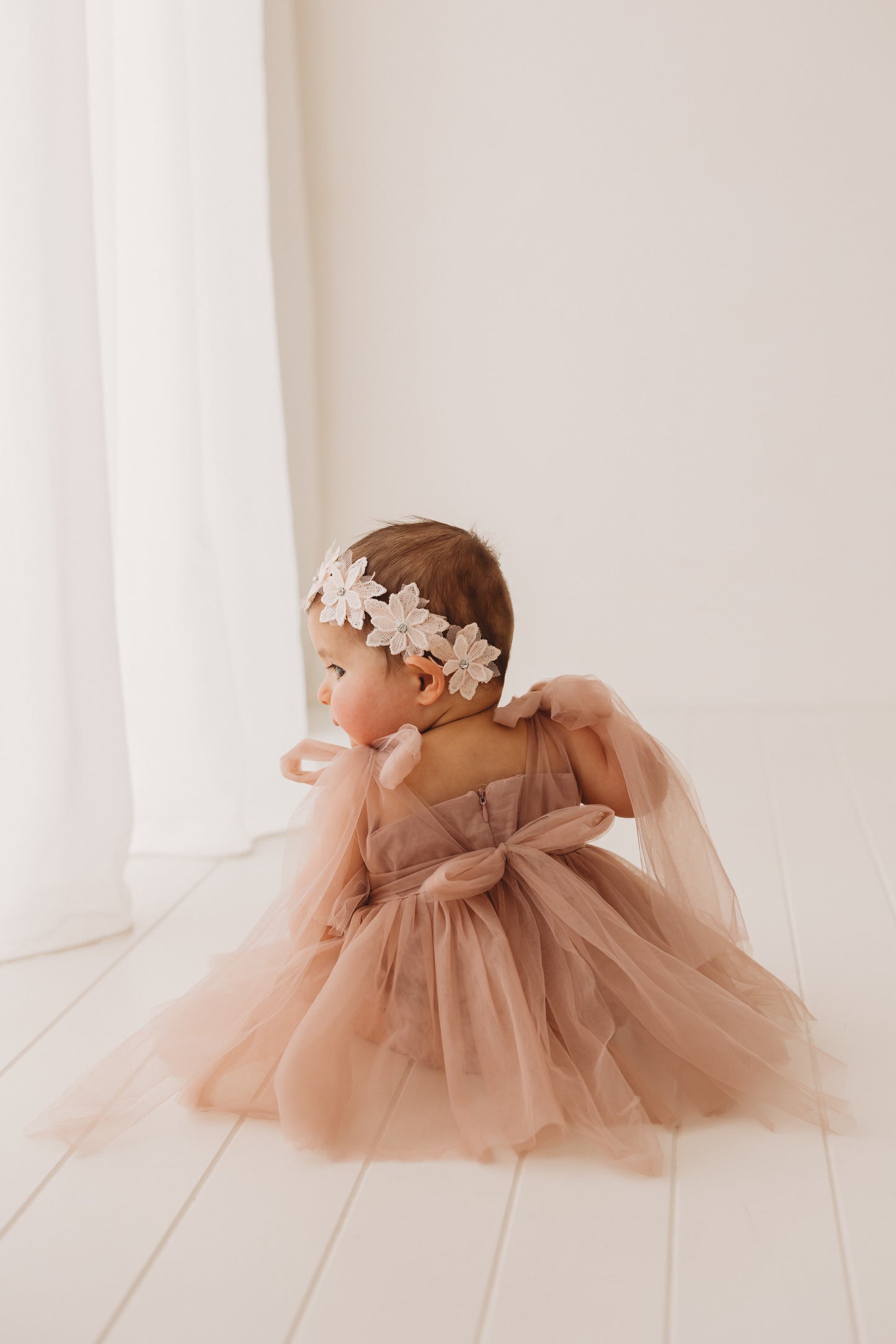 Emilia Dress, Dusty Rose