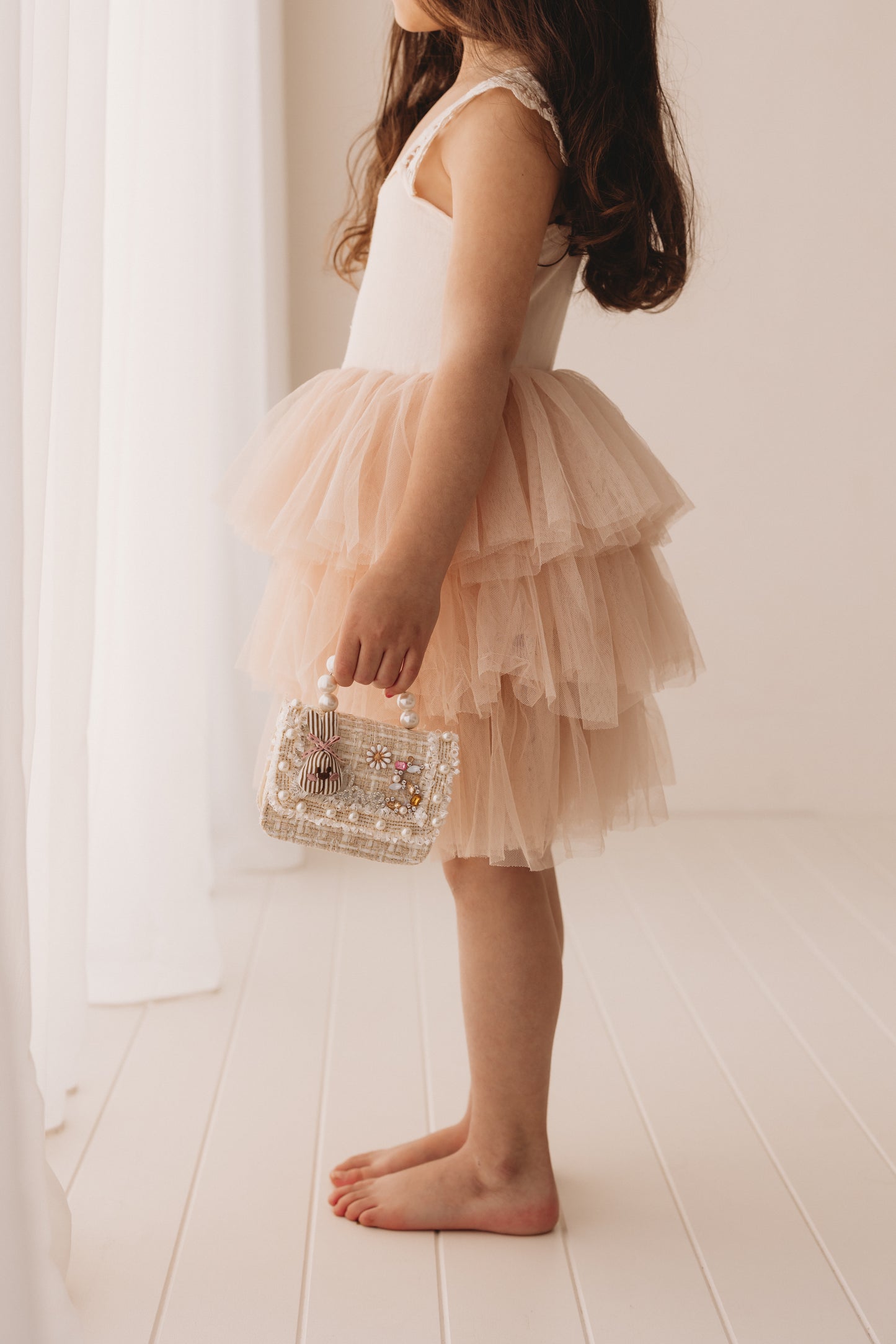 Embellished Tweed, Cream