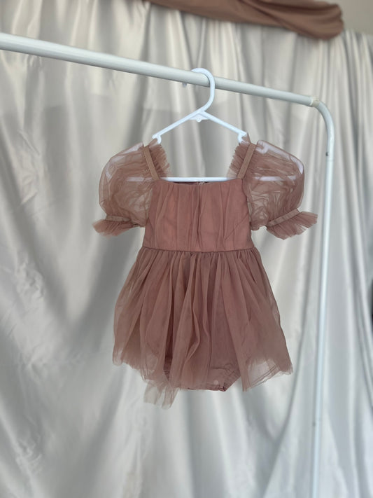 Olivia Dress, Dusty Rose